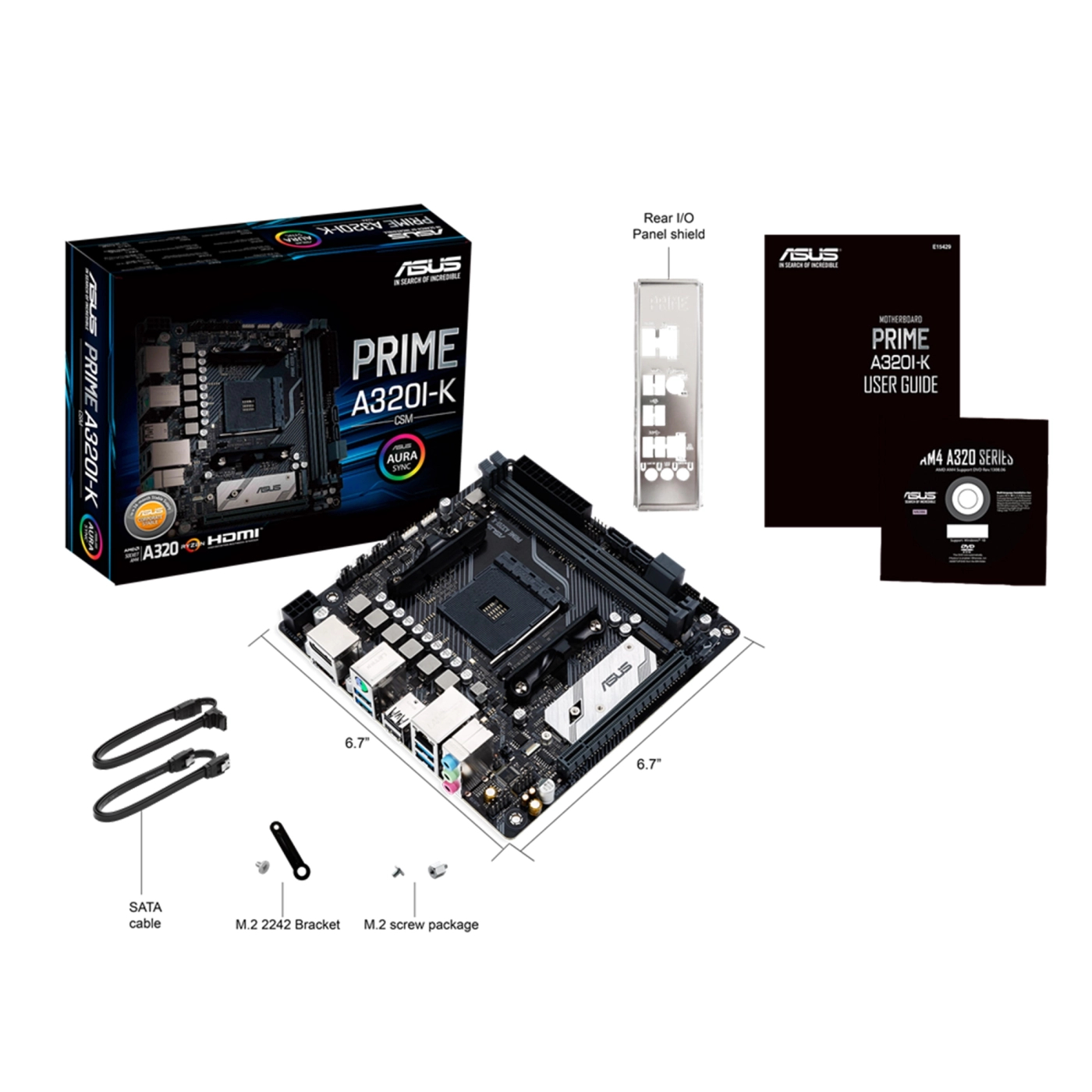 Płyta główna ASUS PRIME A320I-K/CSM cena - zdjęcie 4