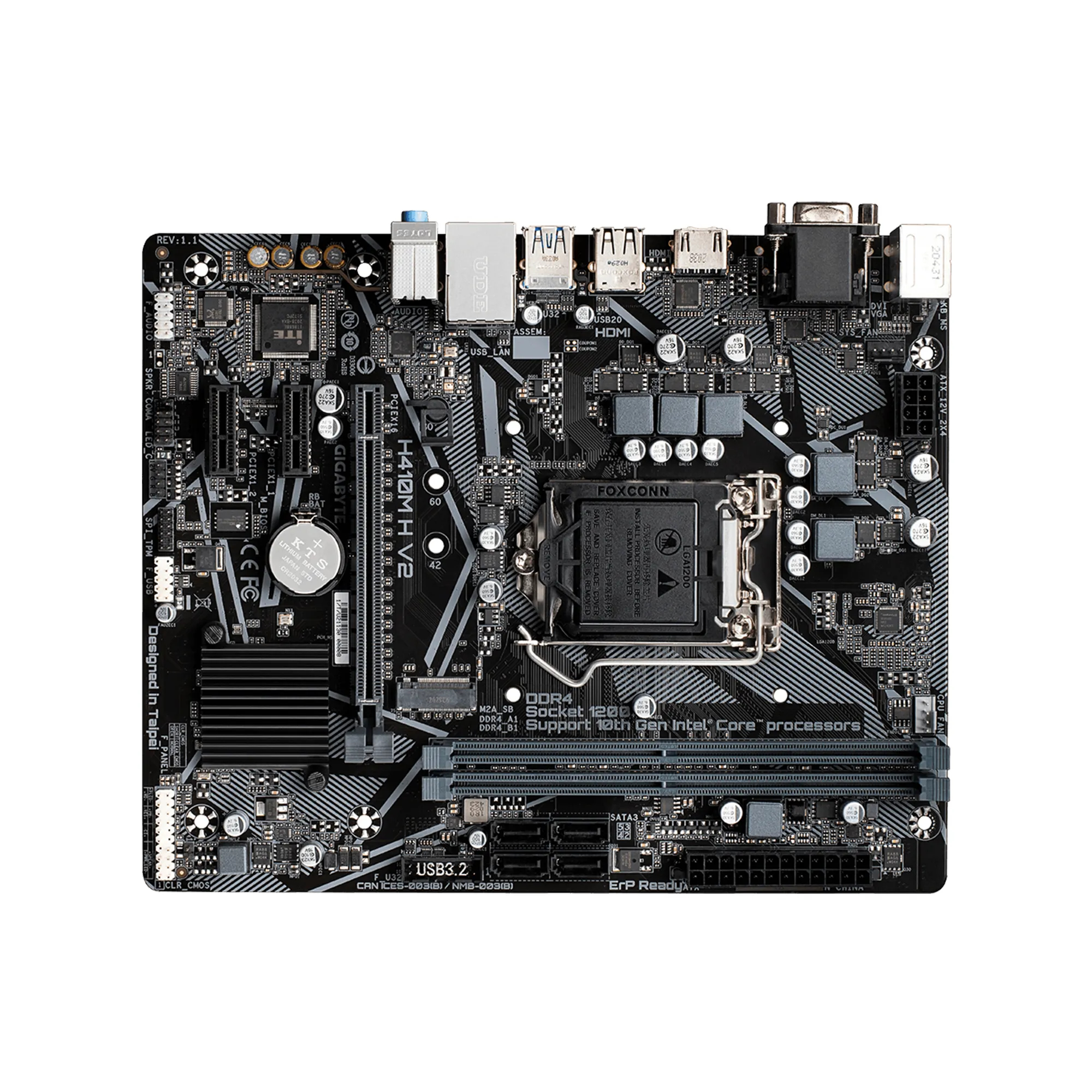 Płyta główna GIGABYTE H410M H V2 cena - zdjęcie 2