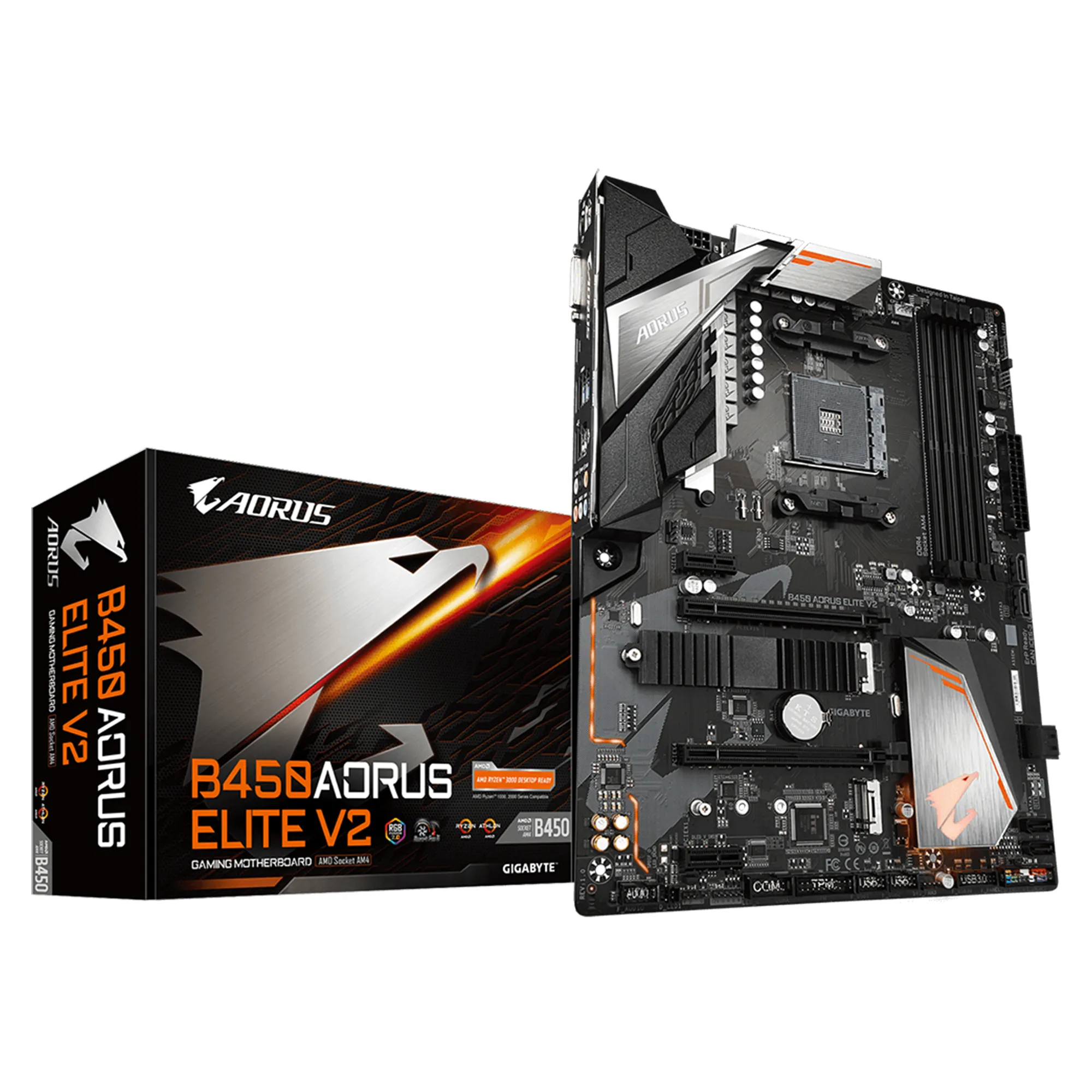 Płyta główna GIGABYTE B450 AORUS ELITE V2 cena - zdjęcie 4