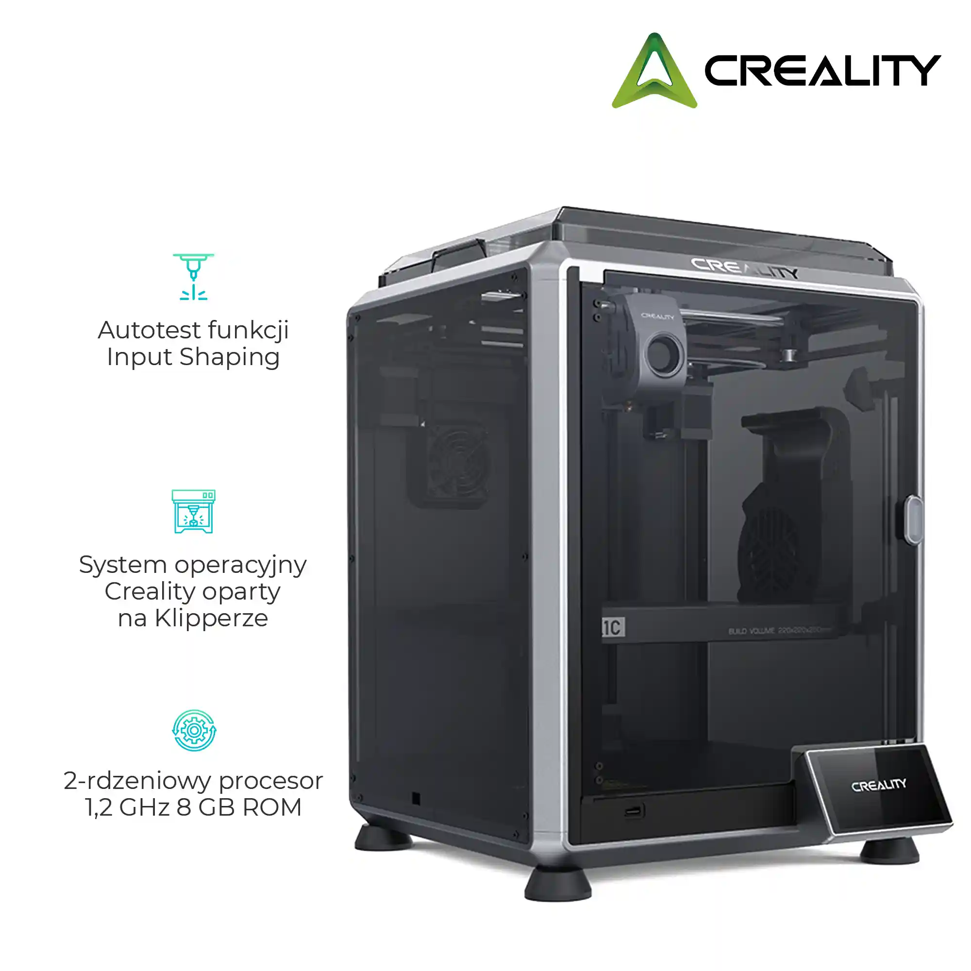 Drukarka 3D Creality K1C cena - zdjęcie 2