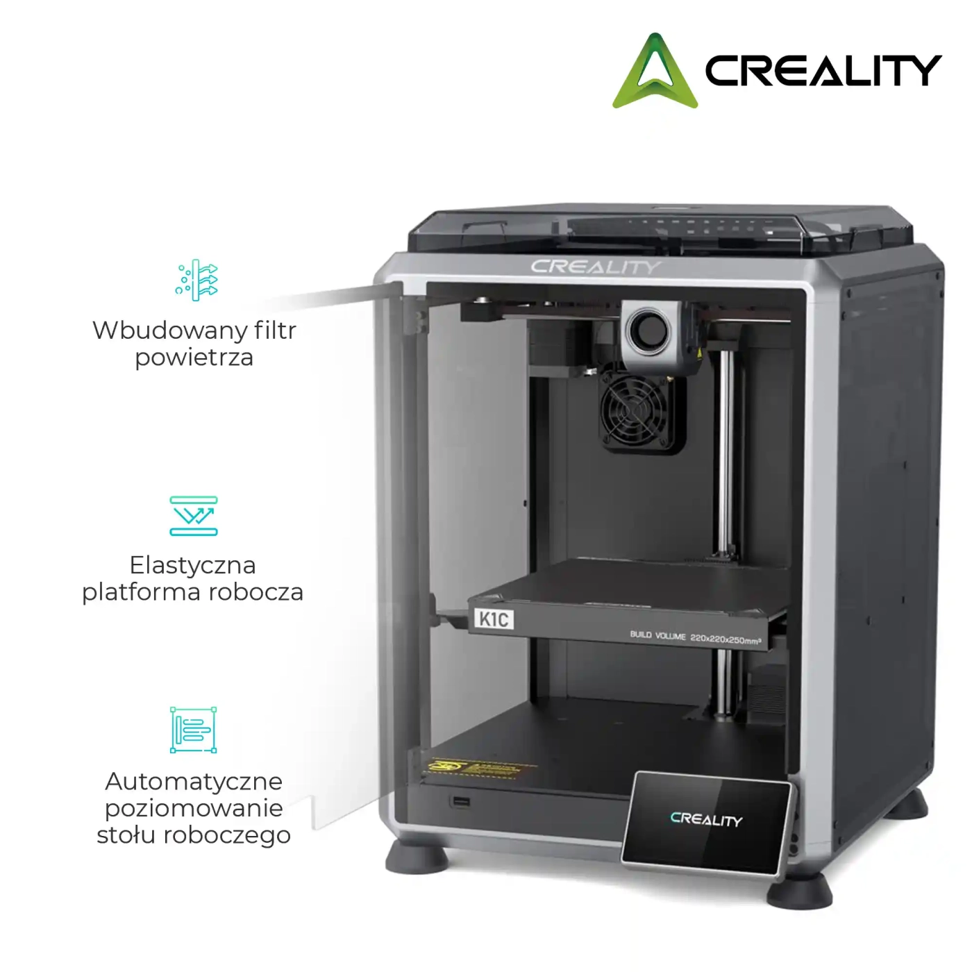 Drukarka 3D Creality K1C cena - zdjęcie 3