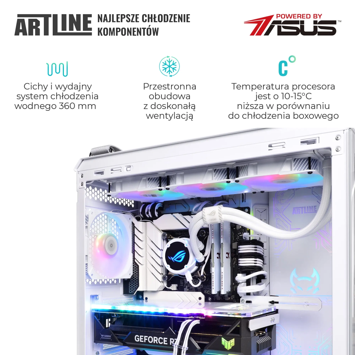 Komputer gamingowy ARTLINE GT502 Ryzen 7 7800X3D RTX 4080 SUPER 16GB GT5W642TWin (R778X3DRTX48S16GT5W642Tw) cena - zdjęcie 5