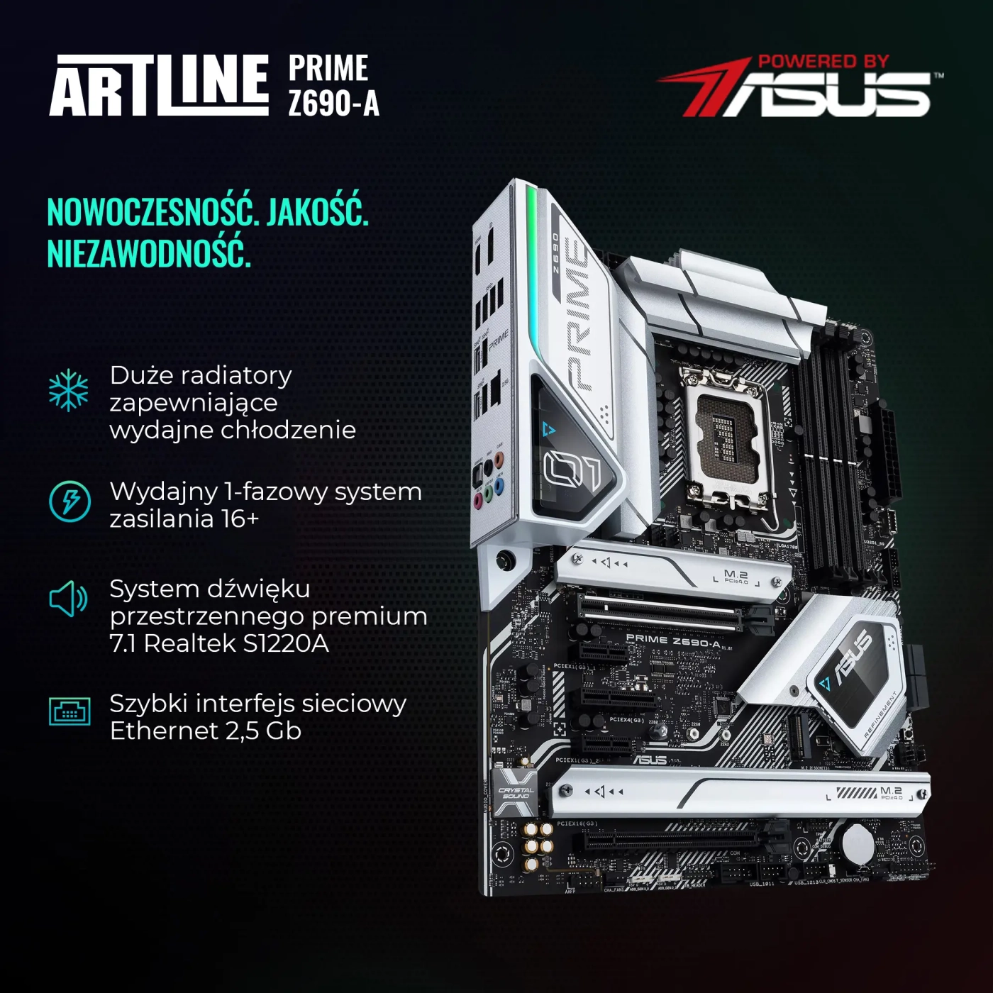 Komputer gamingowy ARTLINE STRIX i9 12900KF RTX 4090 24GB H321020Win (i912900KFRTX409024GH321020w) cena - zdjęcie 2