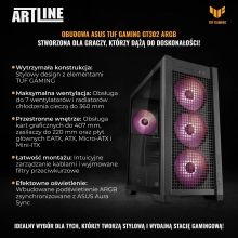 Komputer gamingowy ARTLINE GT302 Ryzen 7 9800X3D RTX 4090 24GB GT302322TWin (R798X3DRTX4924GT32b322Tw) cena - zdjęcie 6