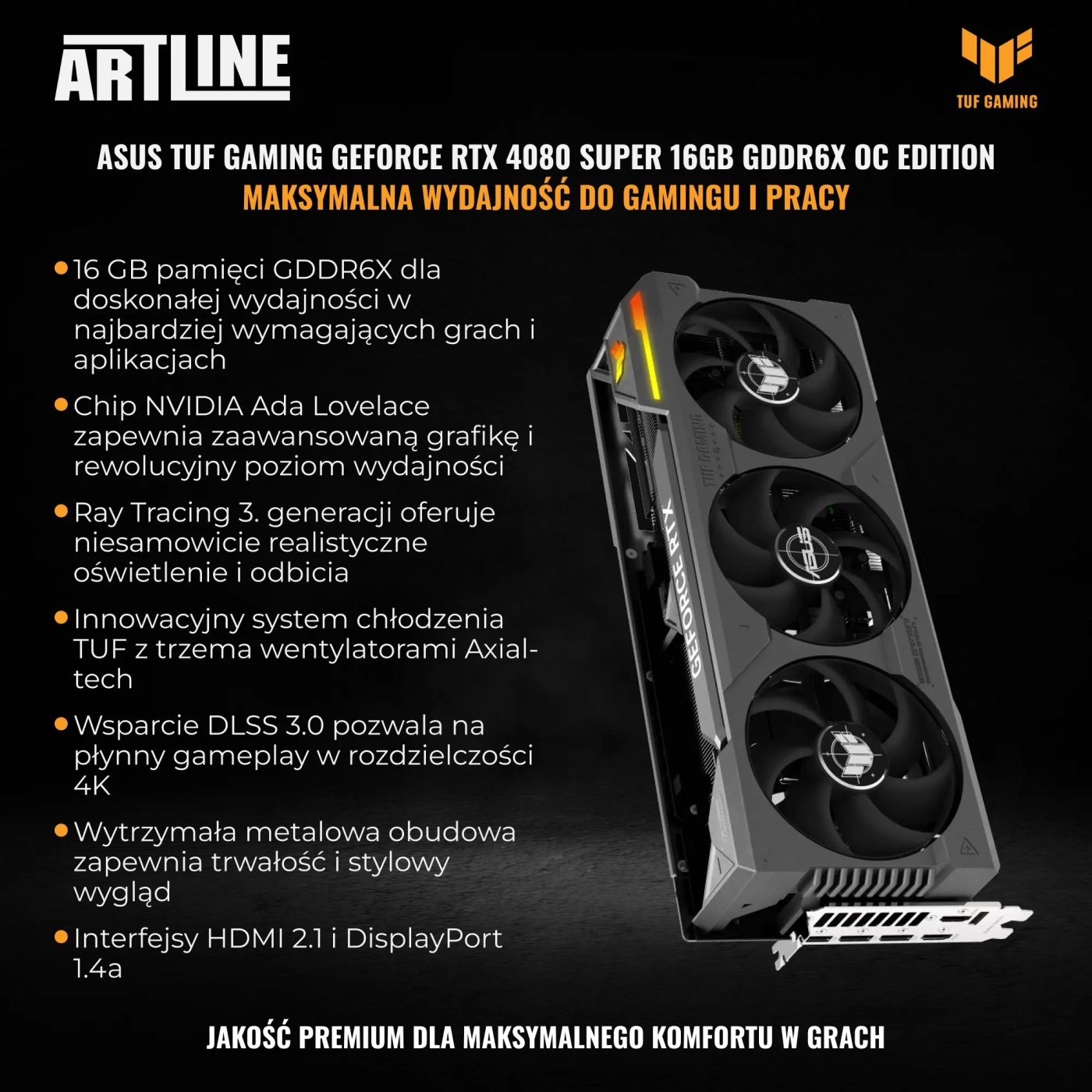Komputer gamingowy ARTLINE HELIOS Ryzen 7 9800X3D RTX 4080 SUPER 16GB H322TWin (R798X3DRTX48S16H322Tw) cena - zdjęcie 3