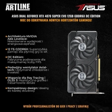 Komputer gamingowy ARTLINE GT302 Ryzen 7 9800X3D RTX 4070 SUPER 12GB GT302322TWin (R798X3DRTX47S12GT32w322Tw) cena - zdjęcie 3