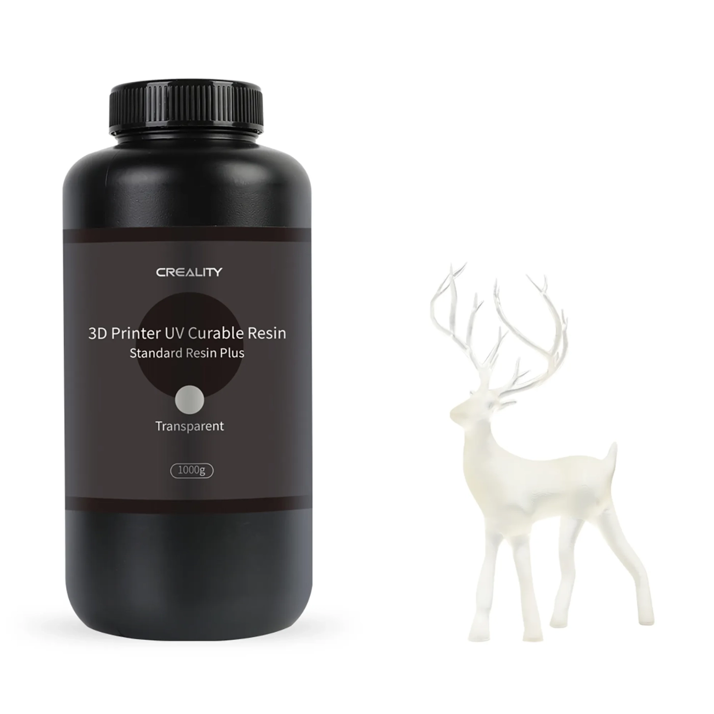 Żywica fotopolimerowa Resin Creality LCD Standard Plus 1kg Przezroczysta (3302020092) cena - zdjęcie 0