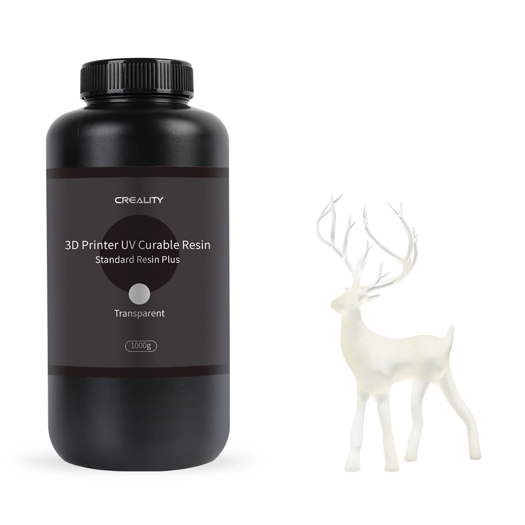 Żywica fotopolimerowa Resin Creality LCD Standard Plus 1kg Przezroczysta (3302020092) cena - zdjęcie 0