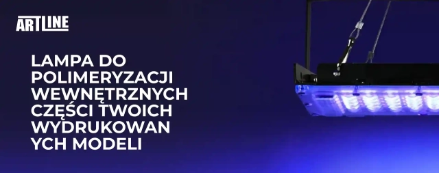 Lampa do polimeryzacji wewnętrznych części twoich wydrukowanych modeli