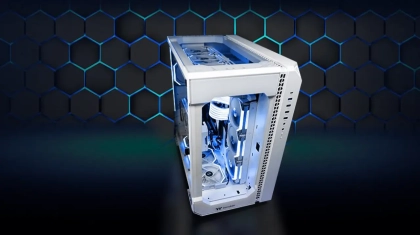 PC Artline Thermaltake View 51 Tempered Glass Snow ARGB