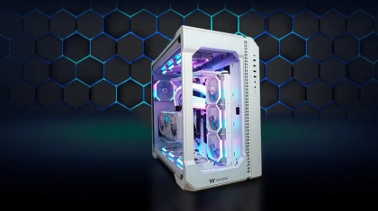 PC Artline Thermaltake View 51 Tempered Glass Snow ARGB