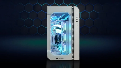 PC Artline Thermaltake View 51 Tempered Glass Snow ARGB