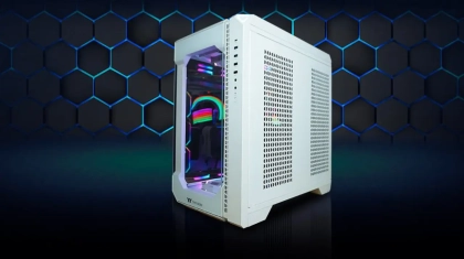 PC Artline Thermaltake View 51 Tempered Glass Snow ARGB