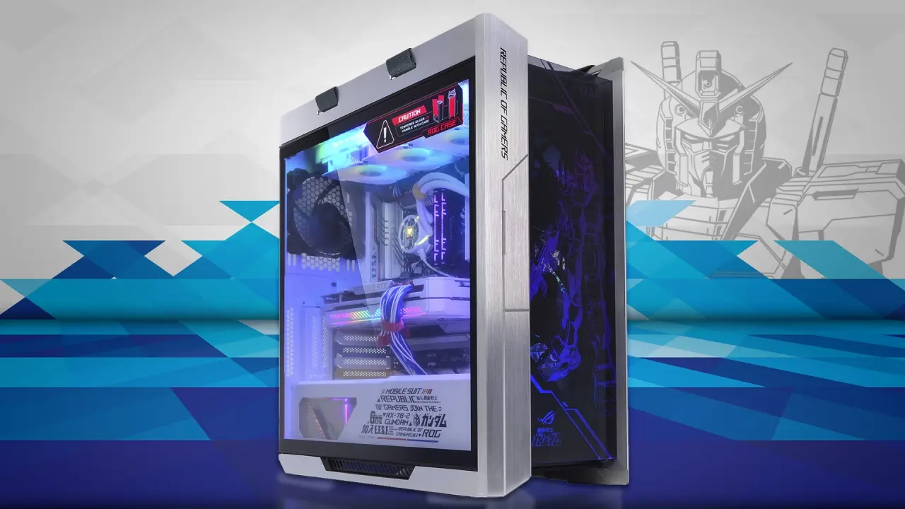 PC Artline ROG Strix Helios GUNDAM