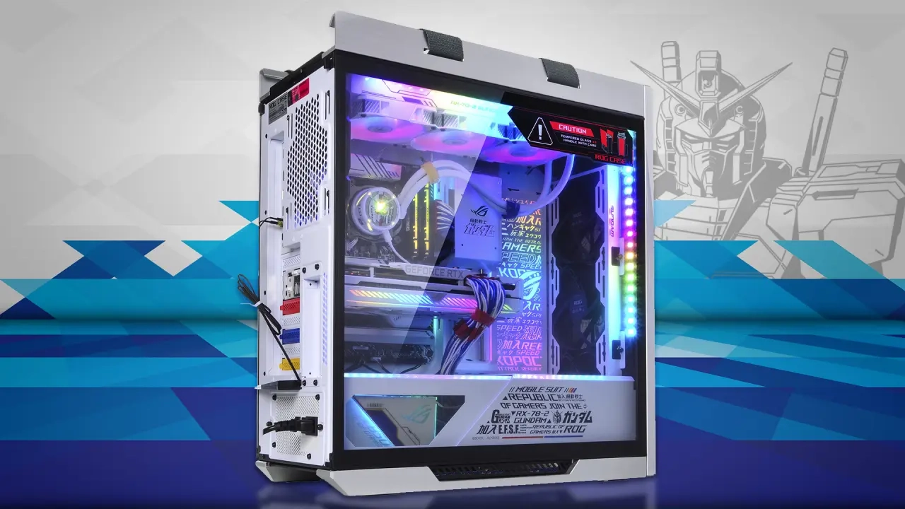 PC Artline ROG Strix Helios GUNDAM