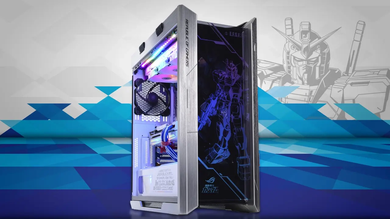 PC Artline ROG Strix Helios GUNDAM
