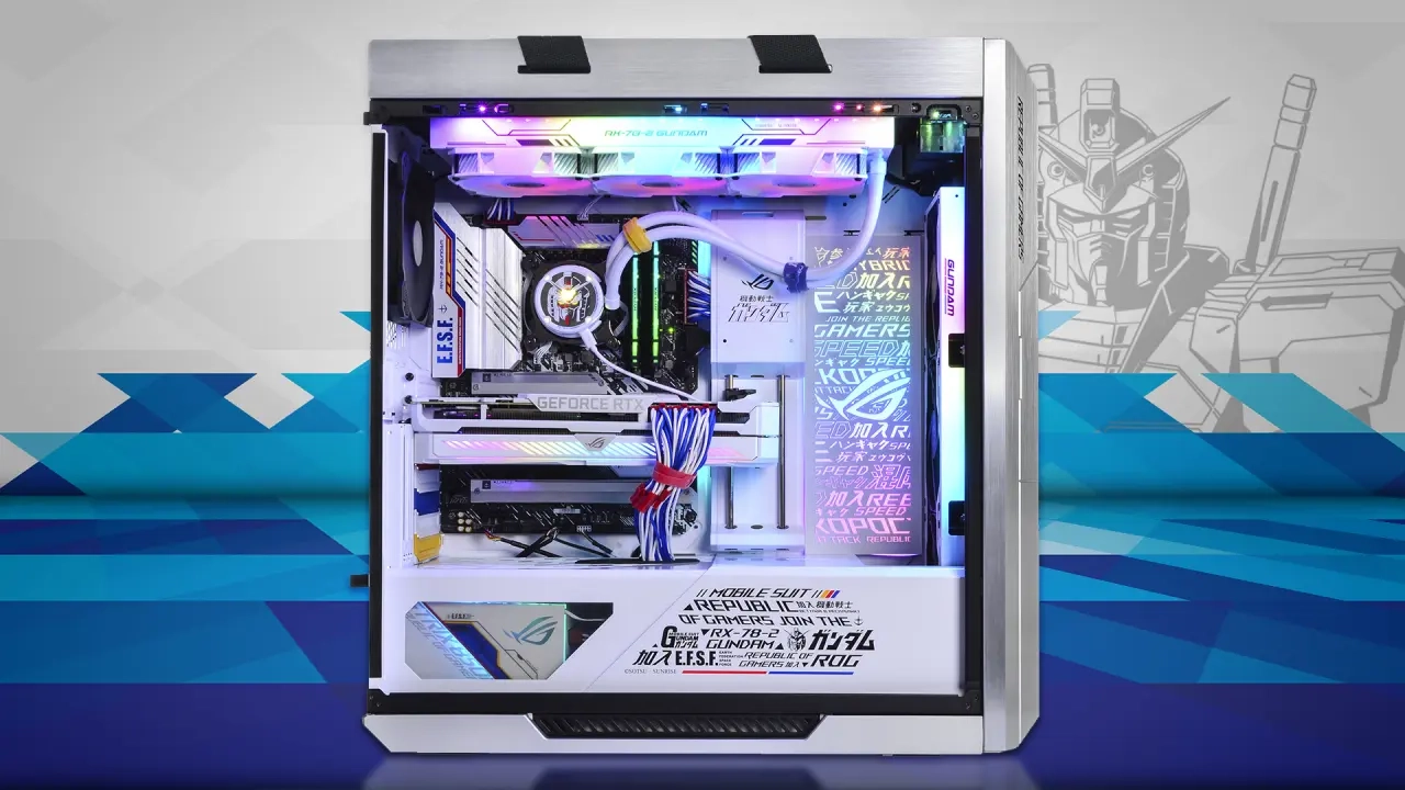 PC Artline ROG Strix Helios GUNDAM