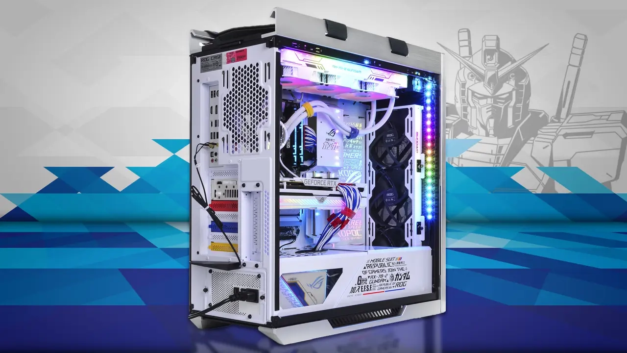 PC Artline ROG Strix Helios GUNDAM