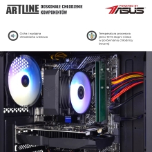 Komputer gamingowy ARTLINE Gaming X35 i5 12400F RTX 3050 8GB B3164 cena - zdjęcie 5