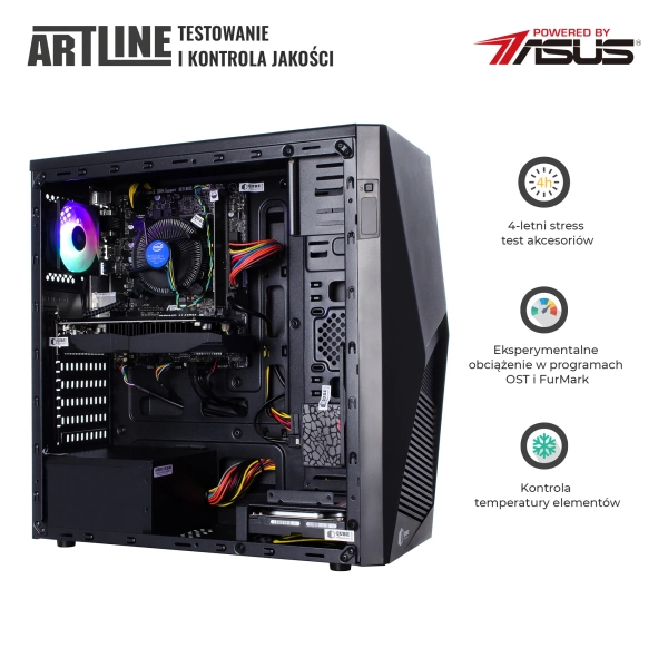 Komputer do domu ARTLINE Home H57 i5 10400F GTX 1630 4GB F2164Win cena - zdjęcie 5