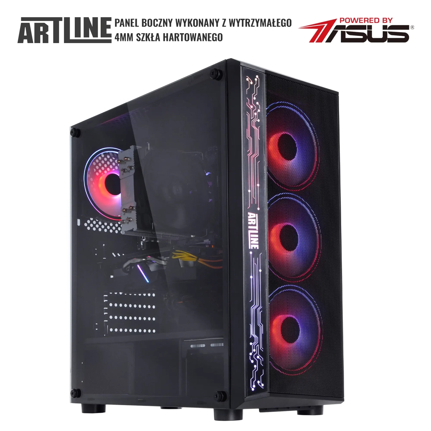 Komputer gamingowy ARTLINE Gaming X38 i5 10400F RX 6600 XT 8GB BA1641 cena - zdjęcie 9