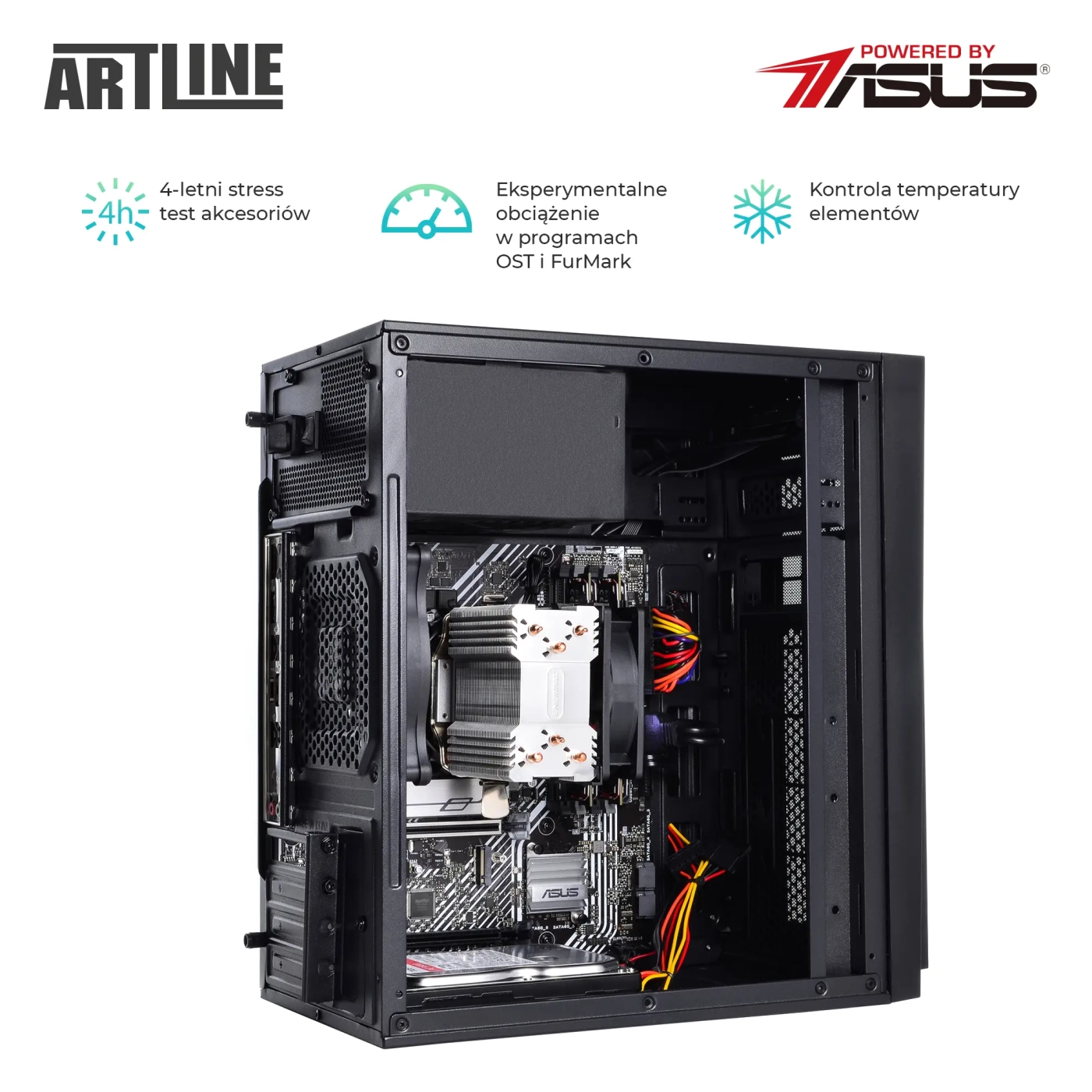 Komputer biurowy ARTLINE Business B57 i5 12400 C11641 cena - zdjęcie 5