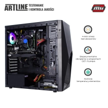 Komputer do domu ARTLINE Home H43 Ryzen 3 4100 GTX 1630 4GB F21641 cena - zdjęcie 5