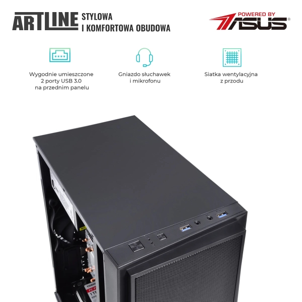 Komputer biurowy ARTLINE Business B46 Ryzen 5 3600 GT 710 2GB C182Win cena - zdjęcie 2