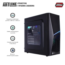 Komputer do domu ARTLINE Home H48 Ryzen 5 3600 RX 6500 XT 4GB F21641 cena - zdjęcie 2