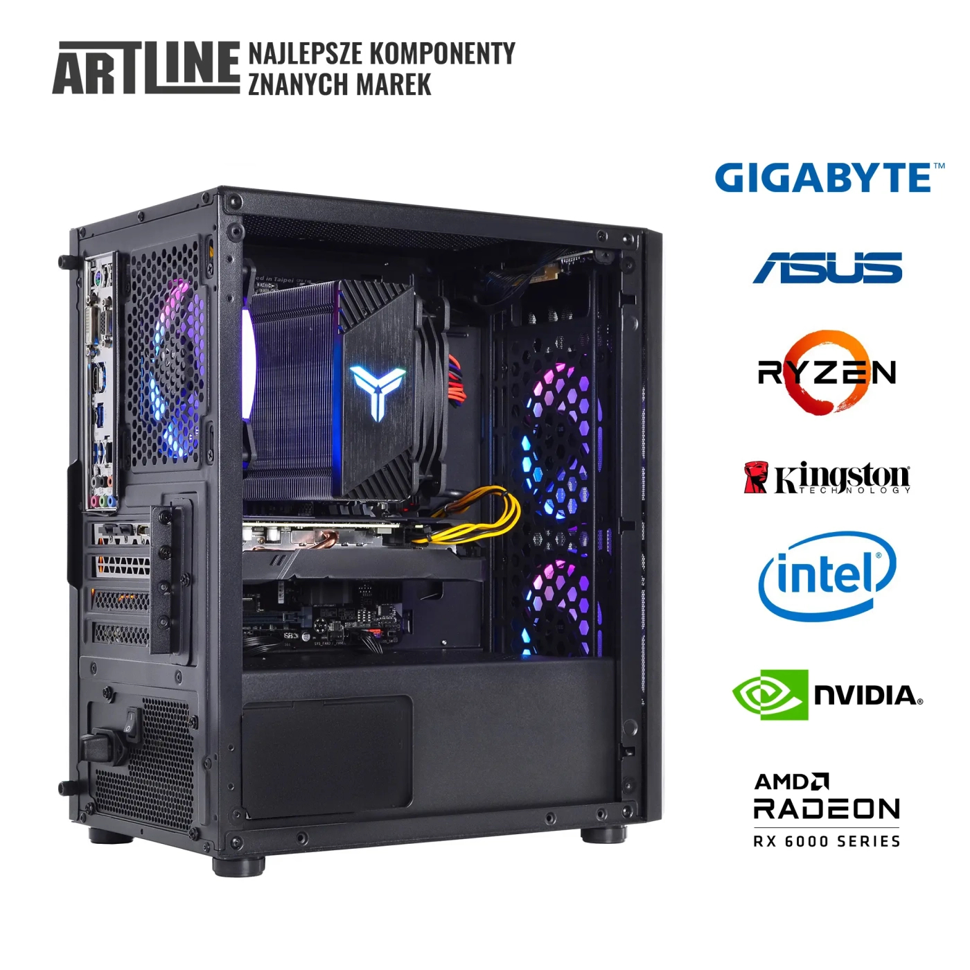 Komputer gamingowy ARTLINE Gaming X39 i5 11400F RTX 3060 12GB B23241 cena - zdjęcie 7