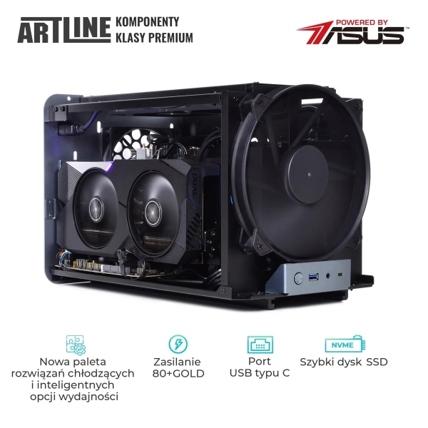 Komputer gamingowy ARTLINE Overlord V8 i5 11400F RTX 3060 8GB V81641 cena - zdjęcie 2