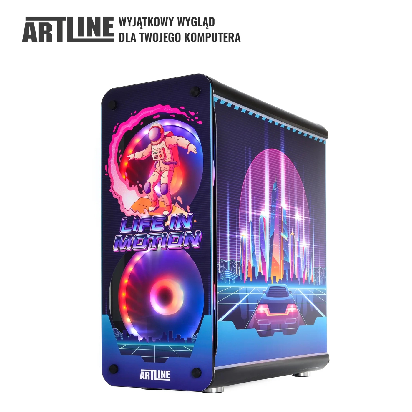 Komputer gamingowy ARTLINE Overlord NEON i5 13500 RTX 4070 12GB NR3242 cena - zdjęcie 8