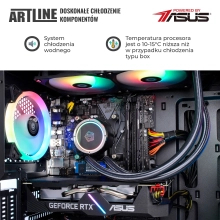 Komputer gamingowy ARTLINE Gaming X91 i5 13600KF RTX 4070 12GB W1321010Win cena - zdjęcie 3