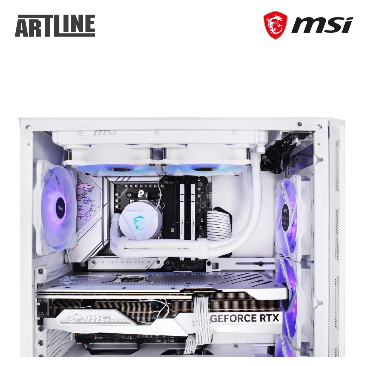 Komputer gamingowy ARTLINE Overlord FROSTBITE i5 13600KF RTX 4080 16GB MG3210 cena - zdjęcie 12