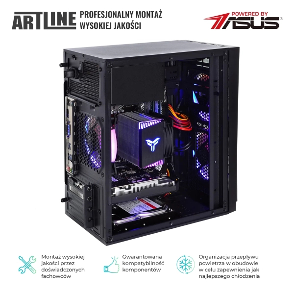 Komputer gamingowy ARTLINE Gaming X43 Ryzen 5 3600 GTX 1660 SUPER 6GB CR1621Win cena - zdjęcie 4