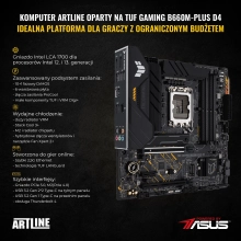 Komputer gamingowy ARTLINE Gaming TUF i7 12700KF RTX 4070 12GB GT30132102Win cena - zdjęcie 2