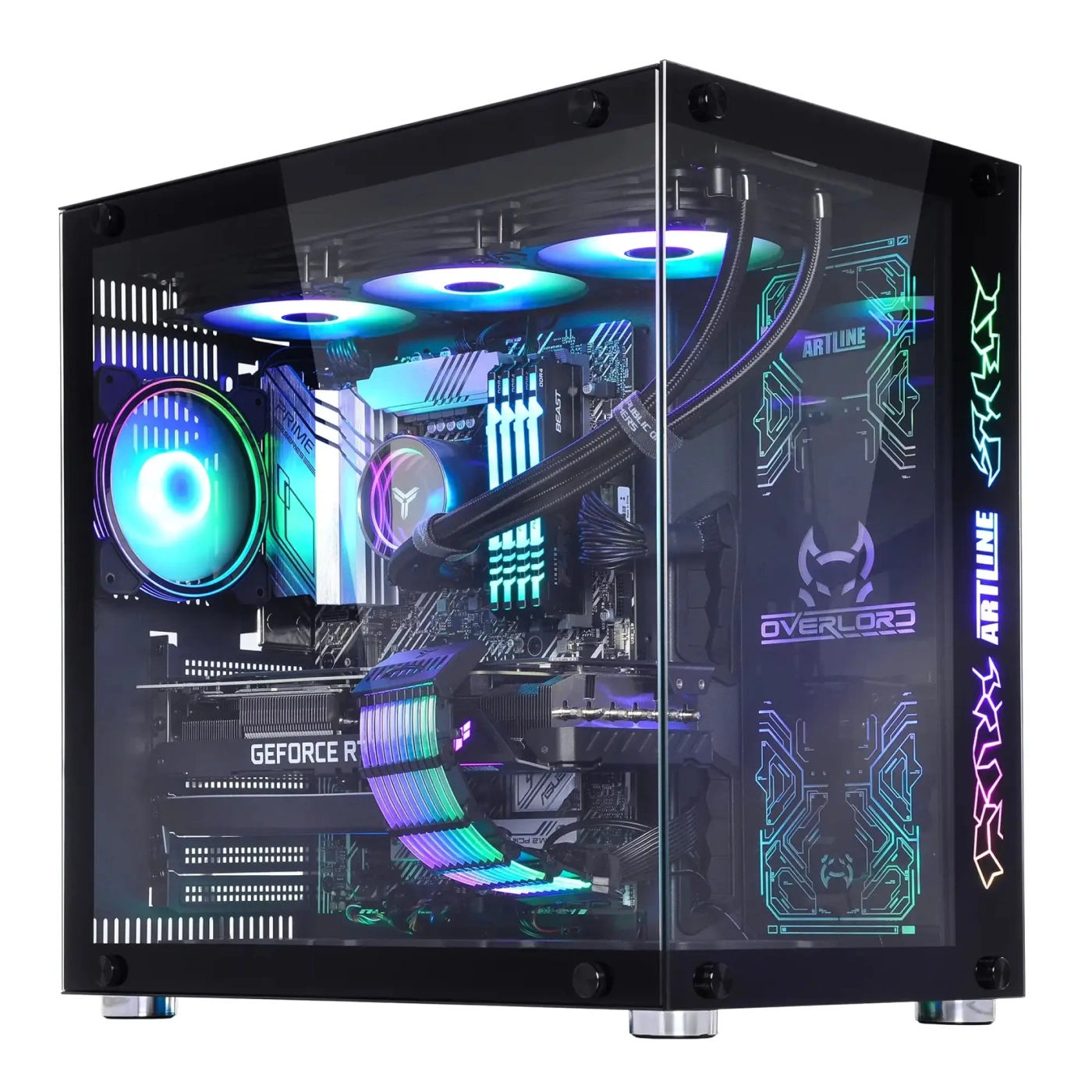 Komputer gamingowy ARTLINE Overlord X95 i7 12700KF RTX 4070 12GB OV321010 cena - zdjęcie 10