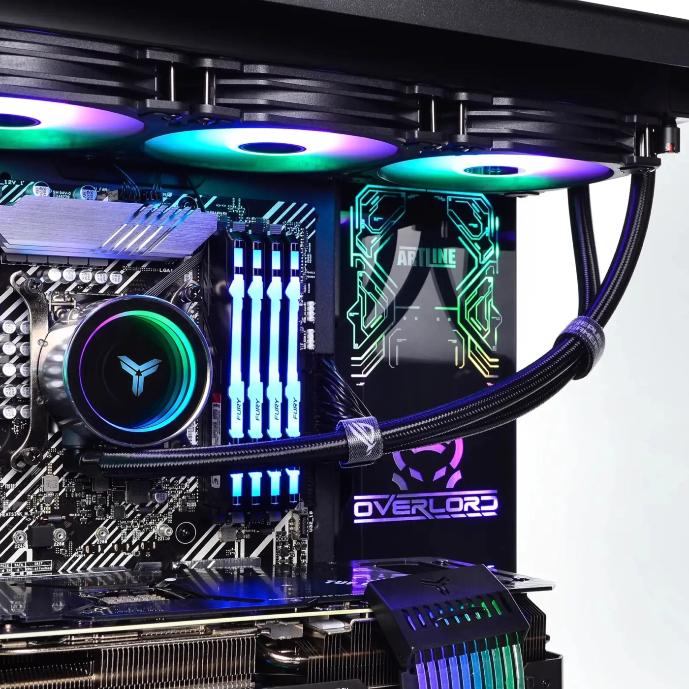 Komputer gamingowy ARTLINE Overlord X95 i7 12700KF RTX 4070 12GB OV641010Win cena - zdjęcie 14