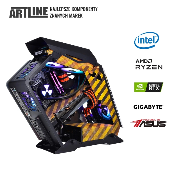 Komputer gamingowy ARTLINE Overlord ANOMALY i7 13700KF RTX 4070 12GB AN32102 cena - zdjęcie 8