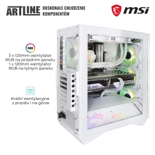 Komputer gamingowy ARTLINE Overlord FROSTBITE i9 12900KF RTX 4070 Ti 12GB MG3210 cena - zdjęcie 3