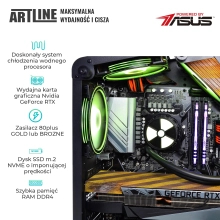 Komputer gamingowy ARTLINE Overlord ANOMALY i9 13900KF RTX 4070 12GB AN32102 cena - zdjęcie 3