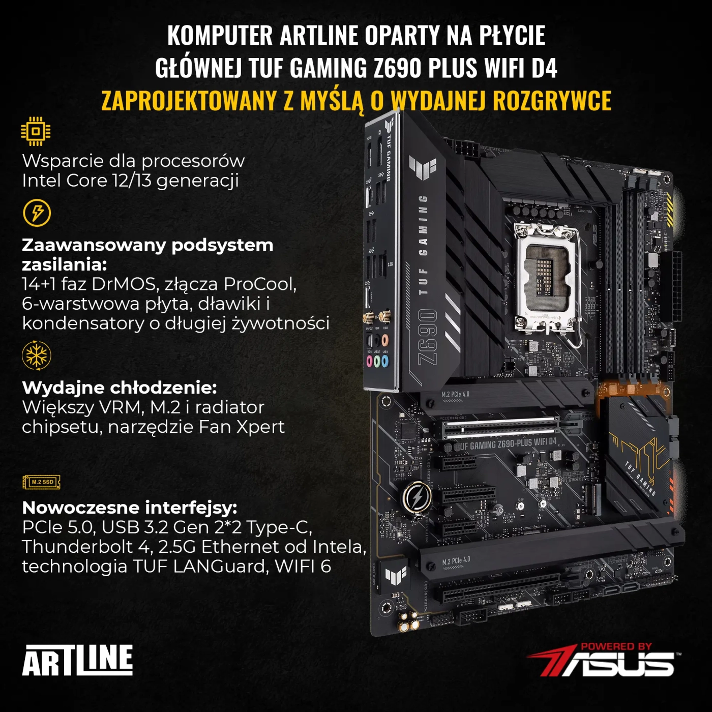 Komputer gamingowy ARTLINE Gaming GT502 i9 13900KF RTX 4070 12GB GT502321010Win cena - zdjęcie 2
