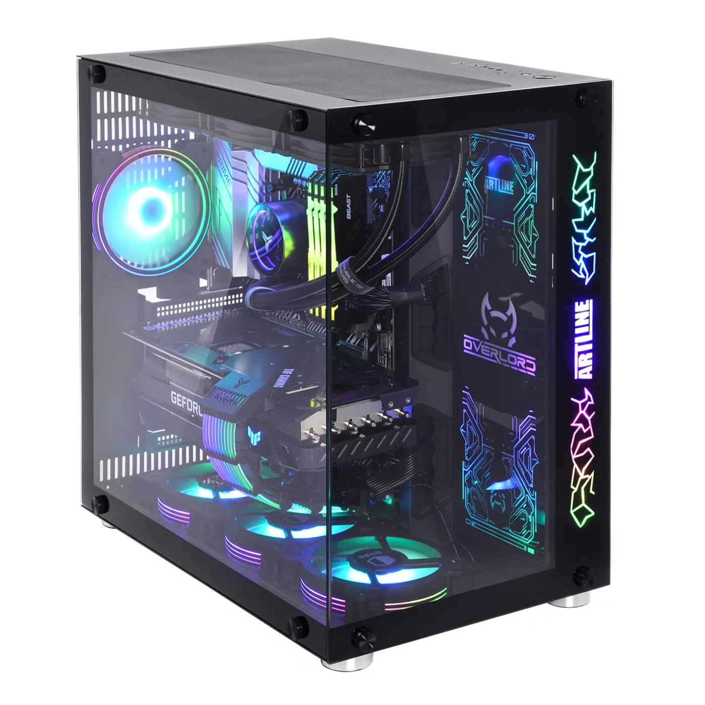Komputer gamingowy ARTLINE Overlord X97 i9 13900KF RTX 4070 12GB OV321010Win cena - zdjęcie 5