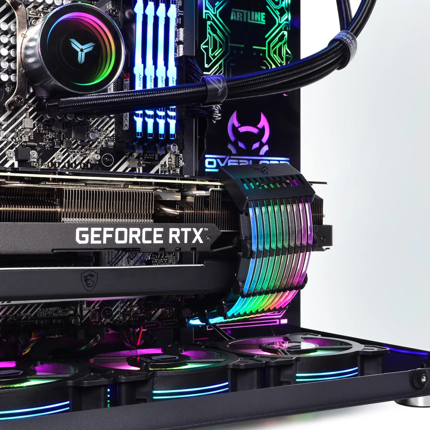 Komputer gamingowy ARTLINE Overlord X97 i9 13900KF RTX 4070 12GB OV321010Win cena - zdjęcie 8