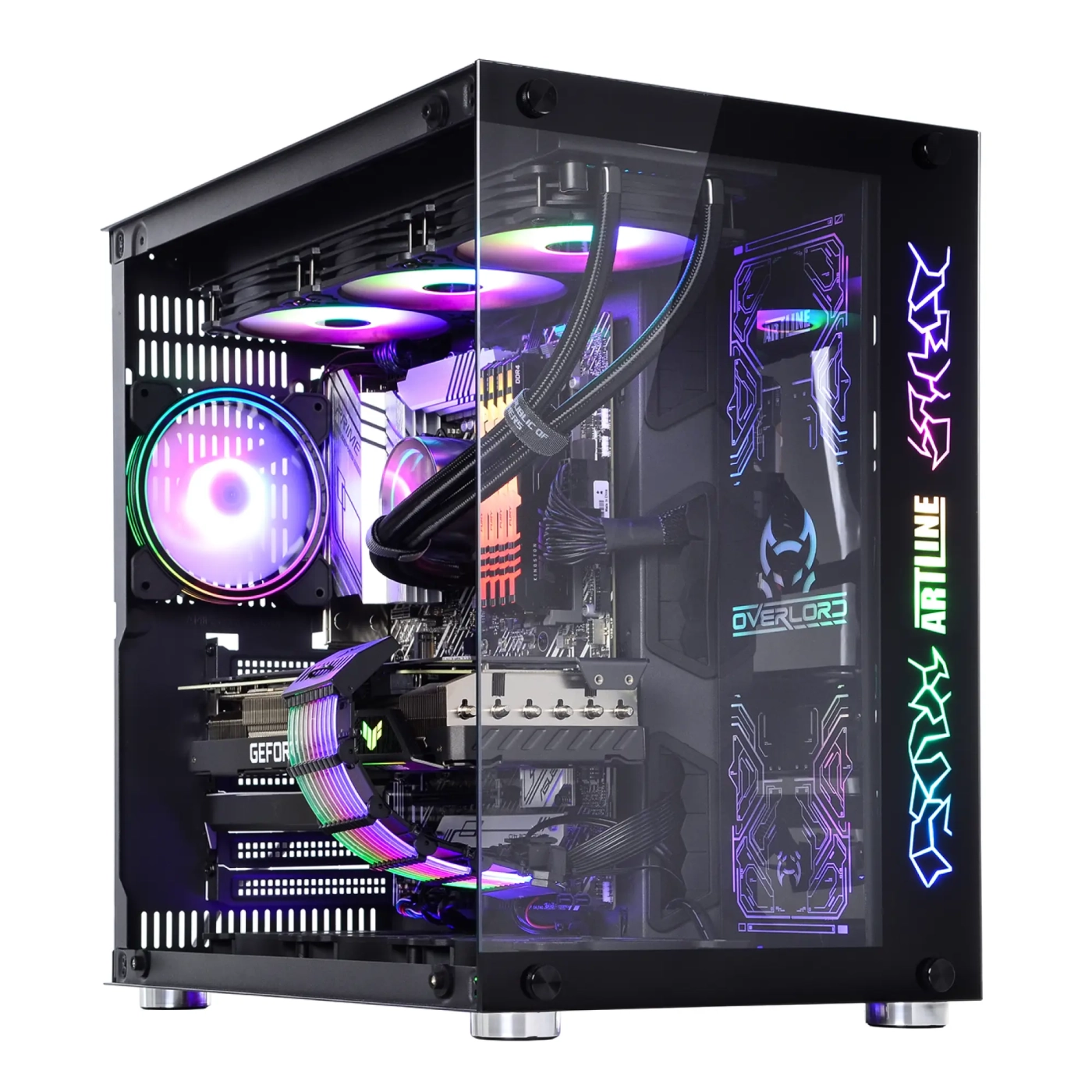 Komputer gamingowy ARTLINE Overlord X97 i9 13900KF RTX 4070 12GB OV641010Win cena - zdjęcie 3