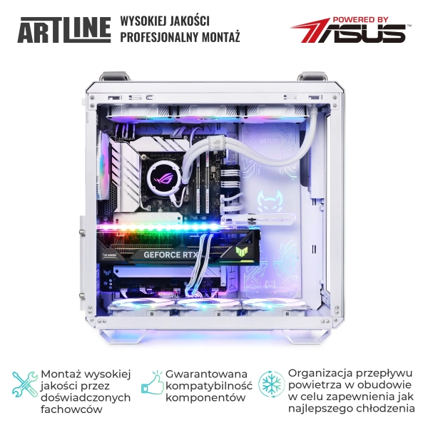 Komputer gamingowy ARTLINE Overlord GT502 i9 13900KF RTX 4090 24GB GT5W32102 cena - zdjęcie 5