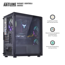 Komputer gamingowy ARTLINE Gaming X49 Ryzen 5 3600 RTX 3060 8GB B21641Win cena - zdjęcie 5