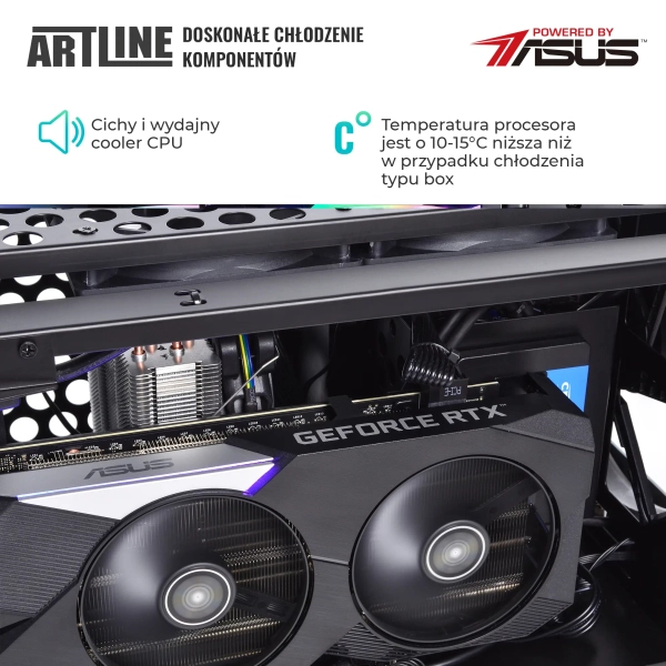 Komputer gamingowy ARTLINE Overlord V8 Ryzen 5 5600X RTX 3060 8GB V81610 cena - zdjęcie 3
