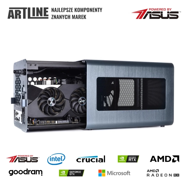Komputer gamingowy ARTLINE Overlord V8 Ryzen 5 5600X RTX 3060 8GB V81610 cena - zdjęcie 8