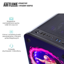 Komputer gamingowy ARTLINE Overlord NEON Ryzen 5 7600 RTX 4070 12GB NR3242 cena - zdjęcie 3